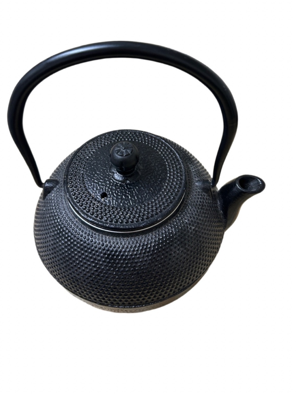 🐈‍⬛Black Cast Iron Teapot with Handle